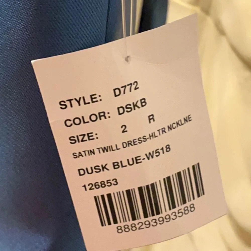 NWT Alfred Sung High Neck Cutout Satin Twill Gown Dress Size 2 & 14 D772 Pockets - Picture 13 of 13